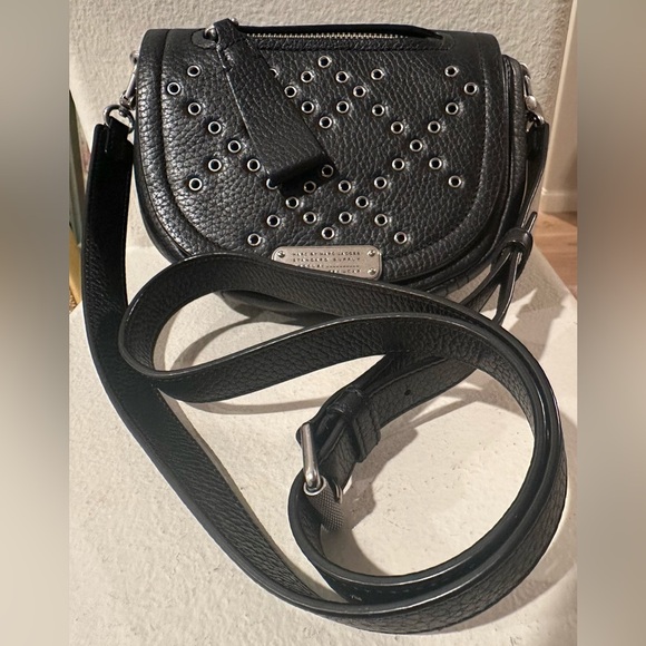 Marc Jacob’s silver studded black cross body w/ detachable strap - Picture 8 of 11